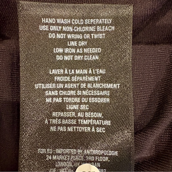 Anthropologie Maeve Black Knee Length Sleeveless Fit & Flare Dress Size Small - Picture 6 of 6